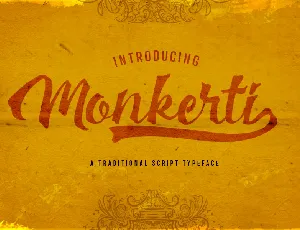 Monkerti font