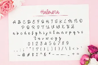 Halmera font