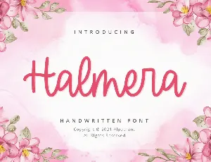 Halmera font