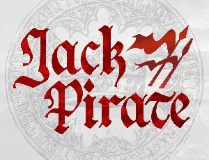 Jack Pirate PERSONAL USE font