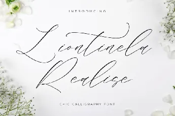 Liontinela Realise font