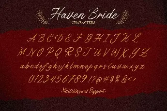 Havin Bride font