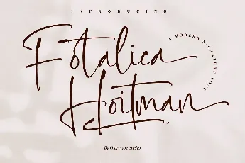 Fotalica Hoitman font