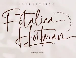 Fotalica Hoitman font