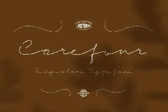 Carefour Signature font