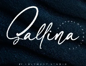 Sallina Script font