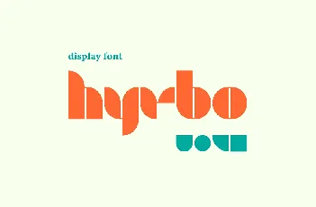 Hyrbo Display font