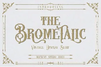 Brometalic font