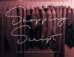 Shopping Script Free font