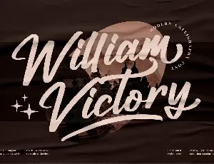 William Victory font