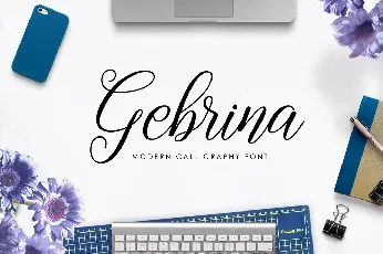 Gebrina font