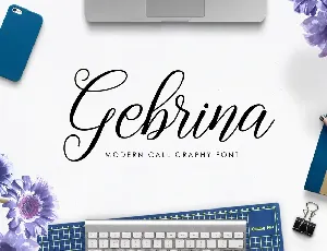 Gebrina font