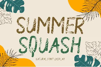 Summer Squash font