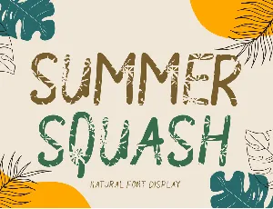 Summer Squash font