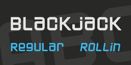 Blackjack font