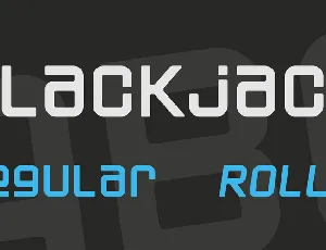 Blackjack font