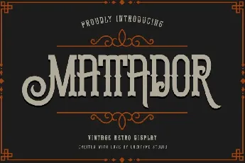 Mattador font