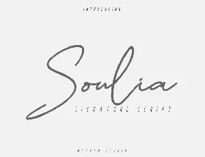 Soulia font