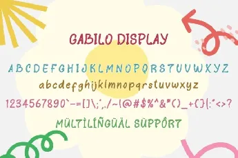 Gabilo Display font