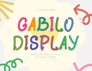 Gabilo Display font