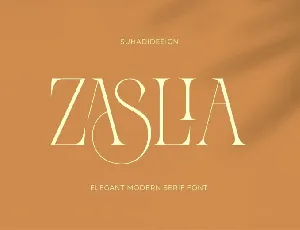 Zaslia font