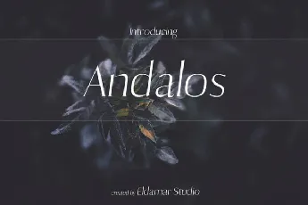 Andalos font