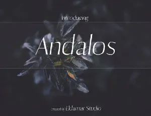 Andalos font