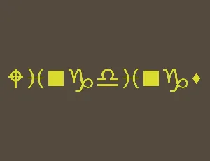 Wingdings font