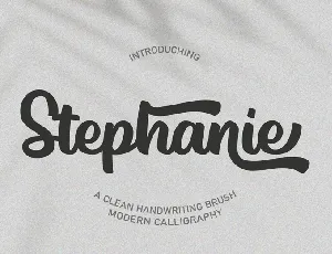 Stephanie font