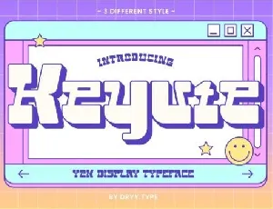 Keyute Family font