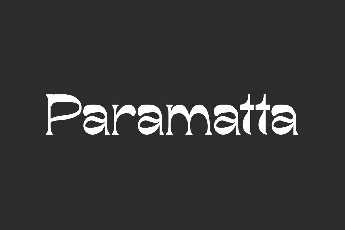 Paramatta Demo font