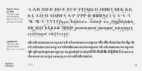 Zephyre Conquer font