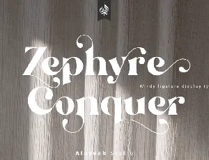 Zephyre Conquer font