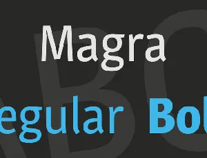 Magra font