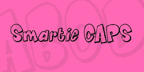 Smartie CAPS font