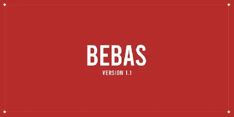 Bebas font