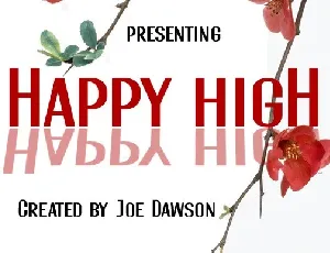 Happy High font