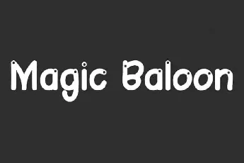 Magic Baloon Display font