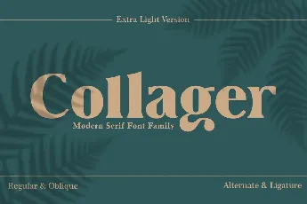 Collager font