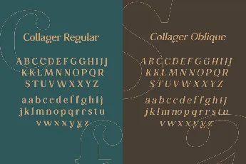 Collager font