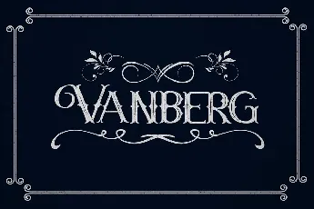 Vanberg font