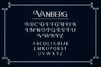 Vanberg font