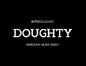 Doughty font