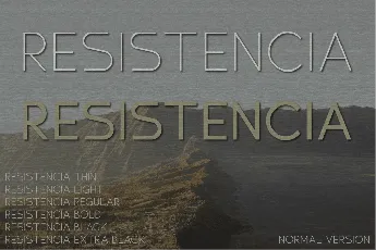 Resistencia font