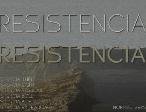 Resistencia font