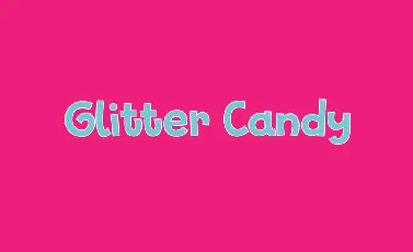 Glitter Candy font