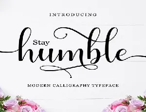 Humble font