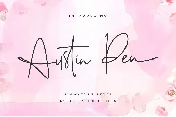 Austin Pen font