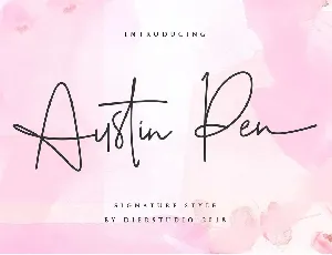 Austin Pen font