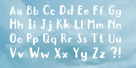 Chubby Crayon font